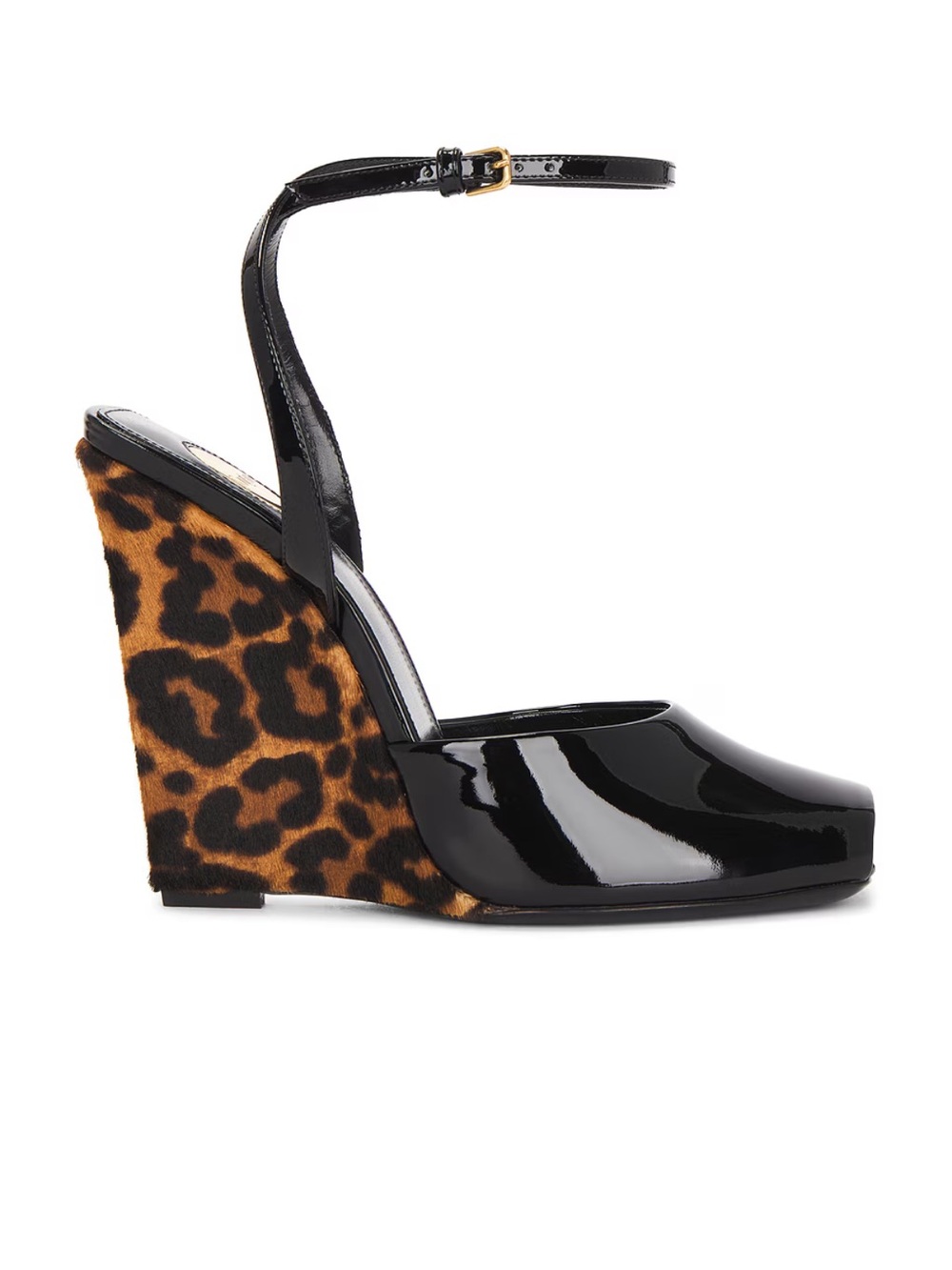 BRAND NEW Saint Laurent Orhand Peep Toe Wedge